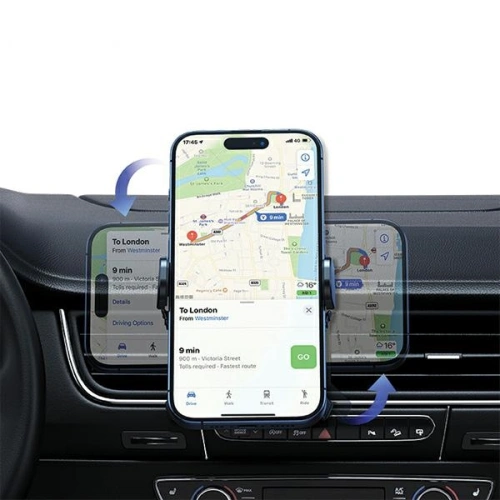 Uchwyt samochodowy na kratkę USAMS US-ZJ077 rotacyjny czarny/black