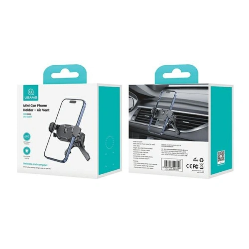 Uchwyt samochodowy na kratkę USAMS US-ZJ077 rotacyjny czarny/black