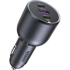 Hurtownia GSM - Automobilová nabíječka UGREEN EC705 USB-A, 2xUSB-C PD QC 3.0 130W černá - UGR1825 - {ean13} - Hurt