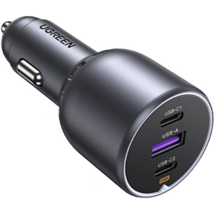 Hurtownia GSM - Automobilová nabíječka UGREEN EC705 USB-A, 2xUSB-C PD QC 3.0 130W černá - UGR1825 - {ean13} - Hurt