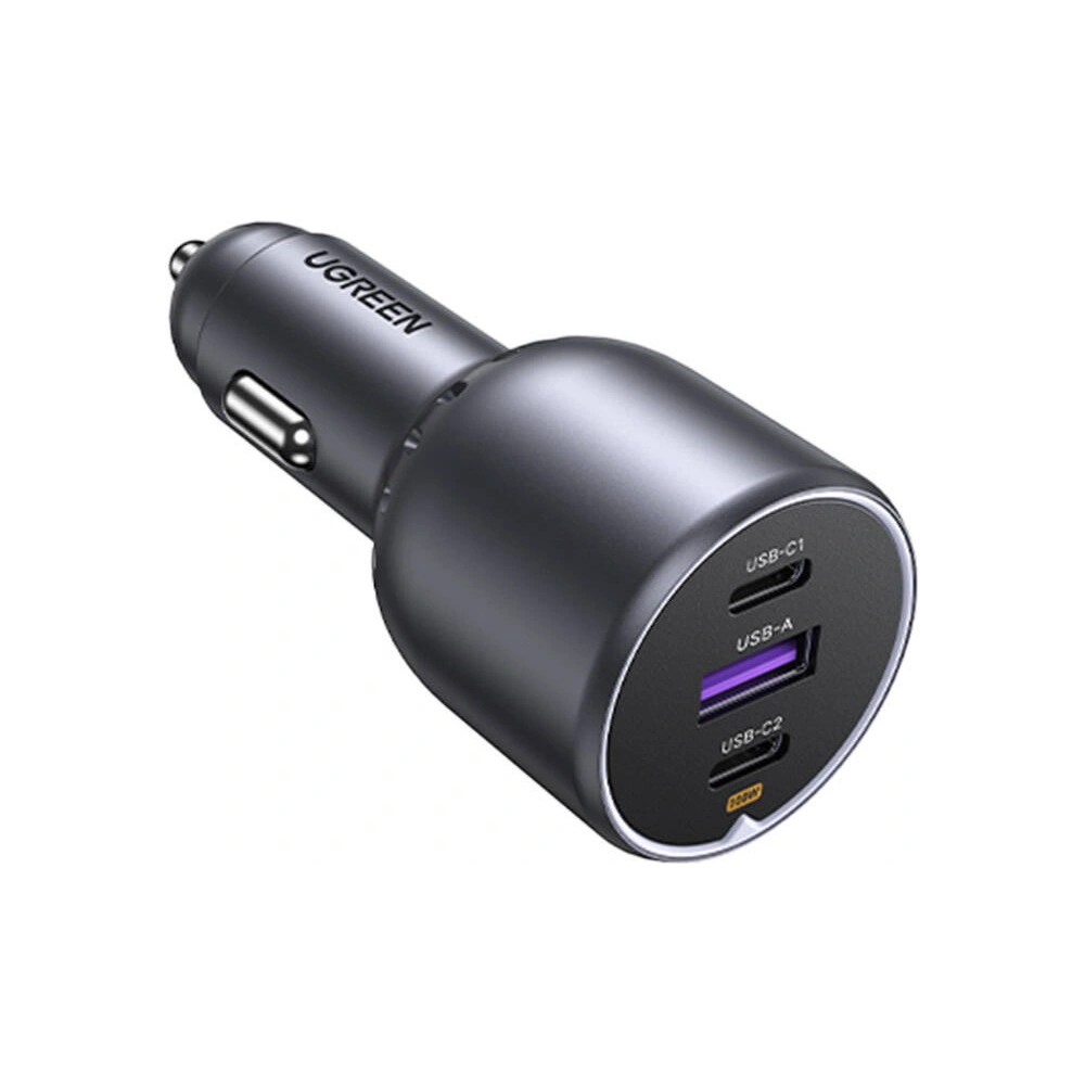 Hurtownia GSM - Ładowarka samochodowa UGREEN EC705 USB-A, 2xUSB-C PD QC 3.0 130W czarna - UGR1825 - {ean13} - Hurt