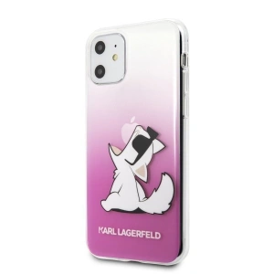 Karl Lagerfeld KLHCN61CFNRCPI iPhone 11 hardcase różowy/pink Choupette Fun