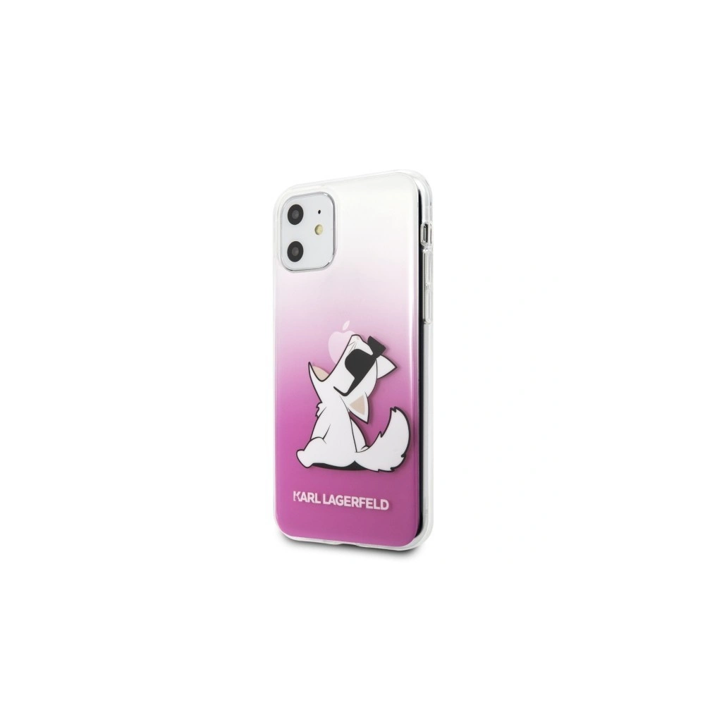 Wholesale Karl Lagerfeld KLHCN61CFNRCPI iPhone 11 hardcase pink Choupette Fun - KLD139PNK - {ean13} - Hurt