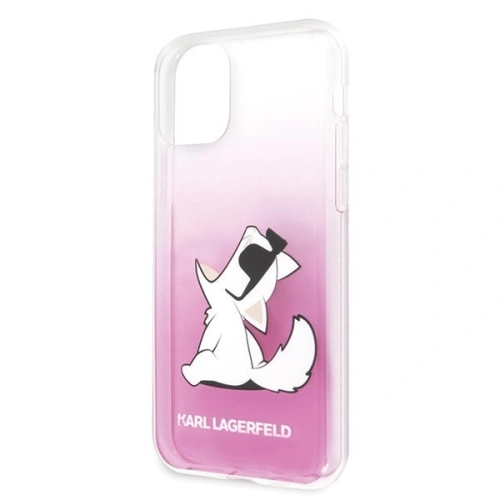 Karl Lagerfeld KLHCN61CFNRCPI iPhone 11 hardcase różowy/pink Choupette Fun