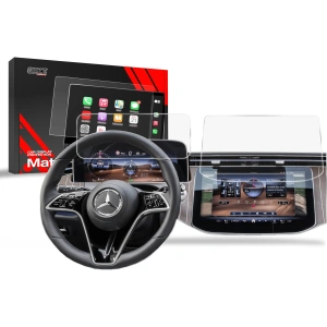 Hurtownia GSM - Mattfolie GrizzGlass CarDisplay Schutz für Mercedes E-Klasse W214 Widescreen 2023-2024 [2w1] - GRZ9331 - {ean13} - Hurt