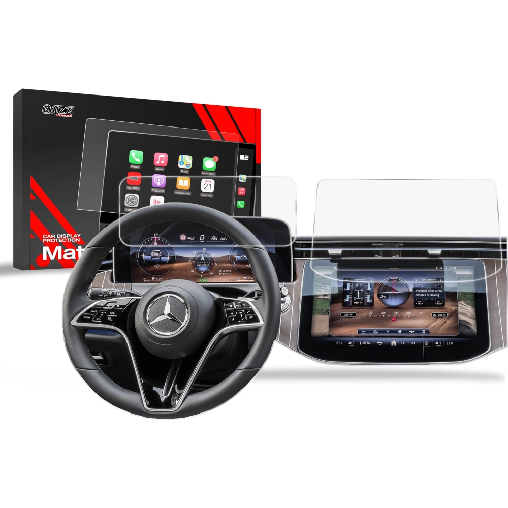 Hurtownia GSM - Fólie matná GrizzGlass CarDisplay Protection do Mercedes E Třída W214 Widescreen 2023-2024 [2w1] - GRZ9331 - {ean13} - Hurt