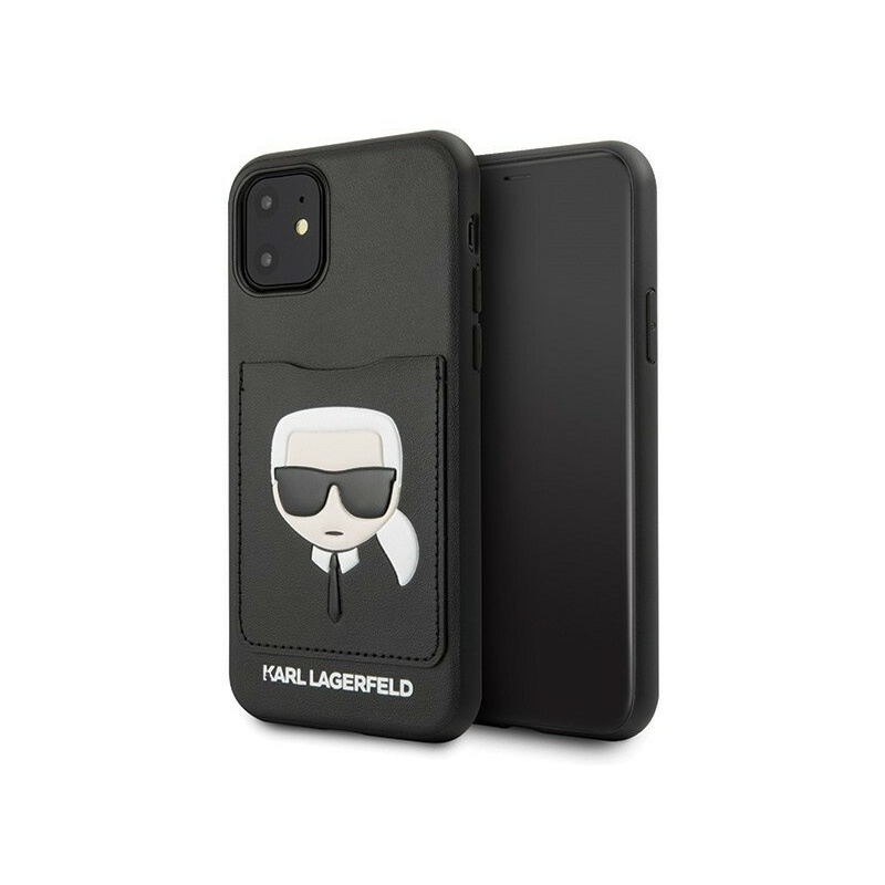 Hurtownia Karl Lagerfeld - 3700740463475 - KLD140BLK - Karl Lagerfeld KLHCN61CSKCBK iPhone 11 hardcase czarny/black - B2B homescreen