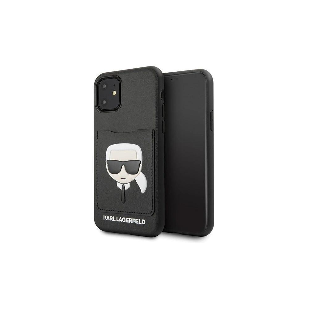 Wholesale Karl Lagerfeld KLHCN61CSKCBK iPhone 11 hardcase black - KLD140BLK - {ean13} - Hurt