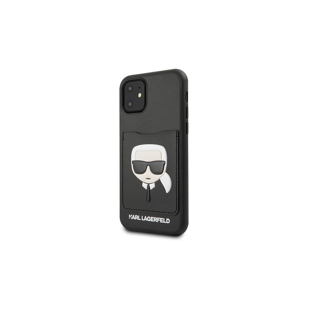 Wholesale Karl Lagerfeld KLHCN61CSKCBK iPhone 11 hardcase black - KLD140BLK - {ean13} - Hurt