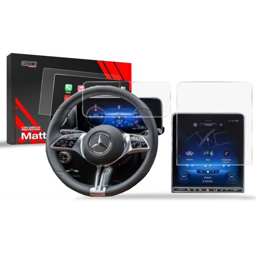 Hurtownia GrizzGlass - 5906146419216 - GRZ9337 - Folia matowa GrizzGlass CarDisplay Protection do Mercedes EQS Widescreen 2021-2024 [2w1] - B2B homescreen