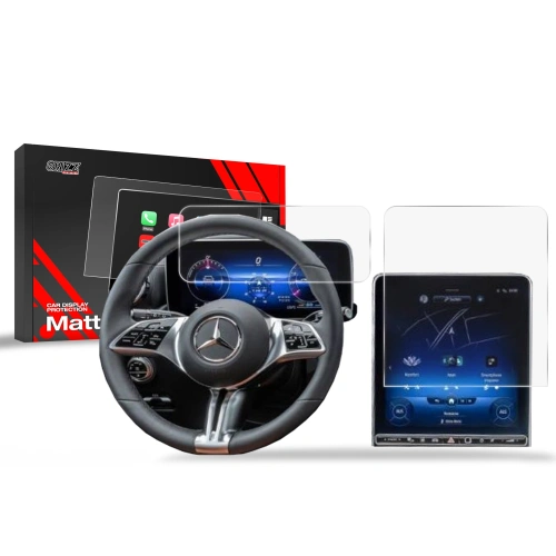 Hurtownia GrizzGlass - 5906146419216 - GRZ9337 - Folia matowa GrizzGlass CarDisplay Protection do Mercedes EQS Widescreen 2021-2024 [2w1] - B2B homescreen