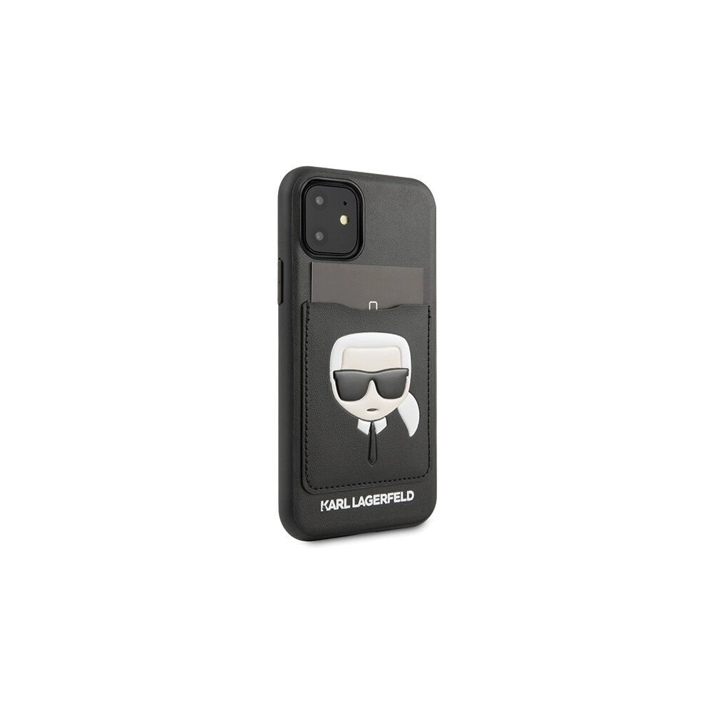 Wholesale Karl Lagerfeld KLHCN61CSKCBK iPhone 11 hardcase black - KLD140BLK - {ean13} - Hurt