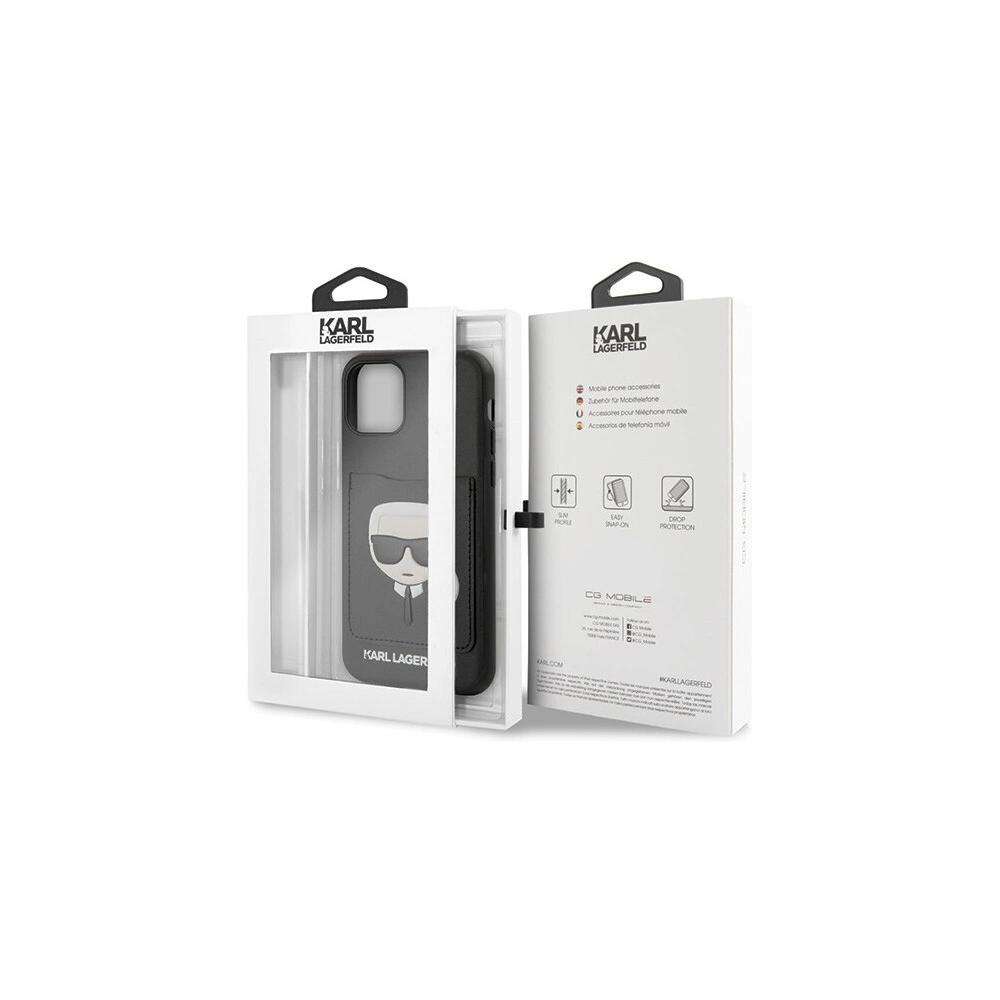Wholesale Karl Lagerfeld KLHCN61CSKCBK iPhone 11 hardcase black - KLD140BLK - {ean13} - Hurt