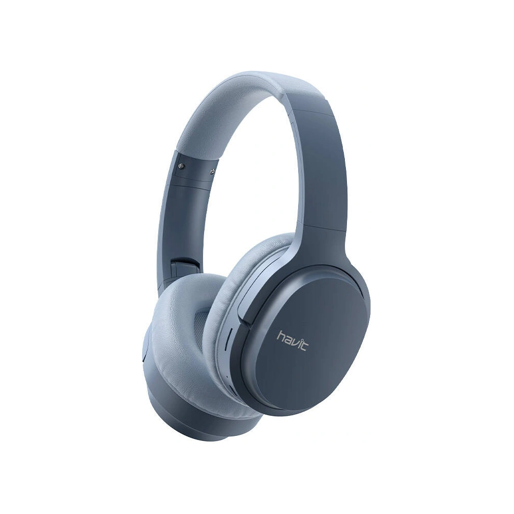 Hurtownia GSM - Bezdrátová sluchátka na uši HAVIT I62 Bluetooth 5.1 modrá - HVT287 - {ean13} - Hurt