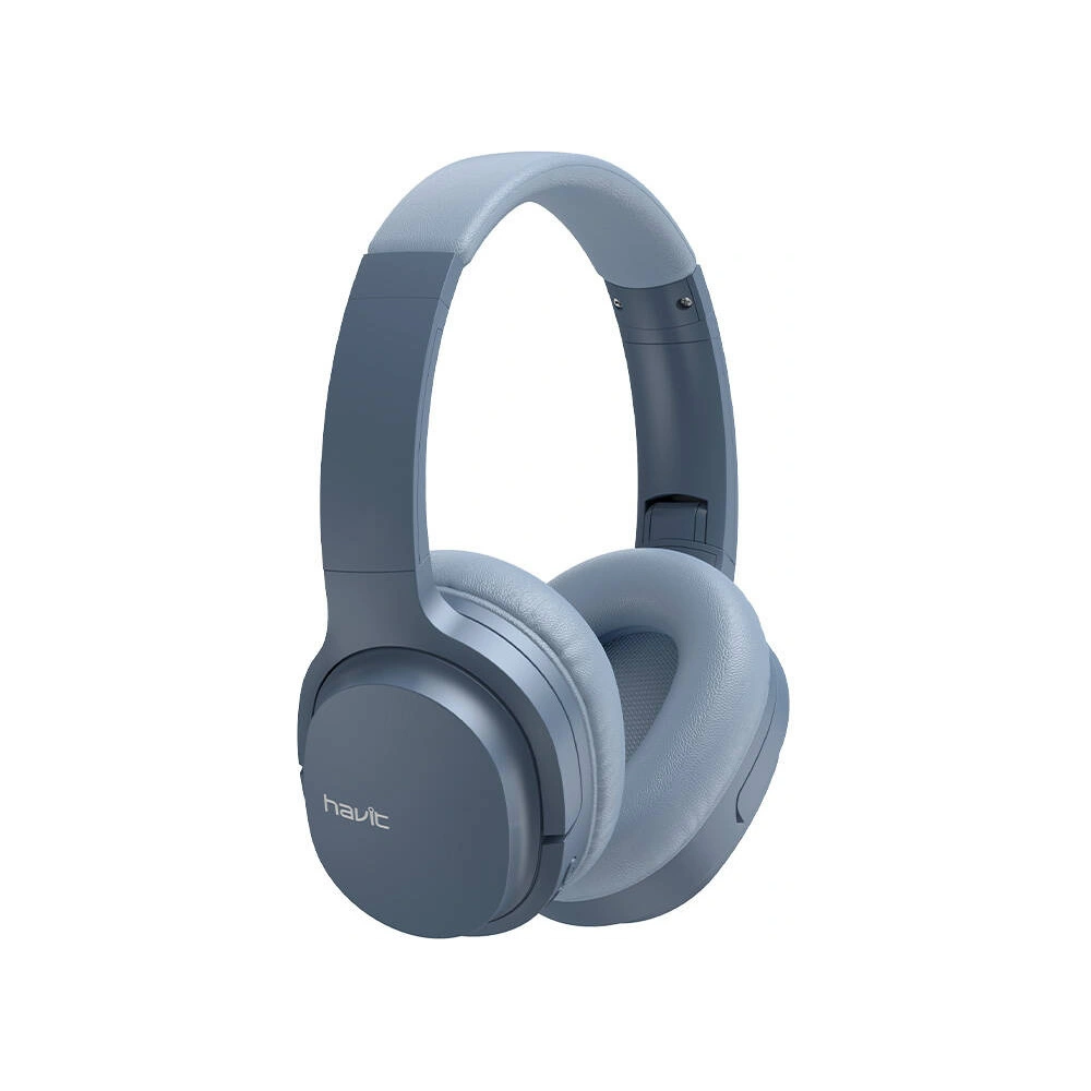 Hurtownia GSM - Bezdrátová sluchátka na uši HAVIT I62 Bluetooth 5.1 modrá - HVT287 - {ean13} - Hurt