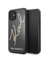 Karl Lagerfeld KLHCN61DLKSBK iPhone 11 czarny/black hard case Signature Glitter
