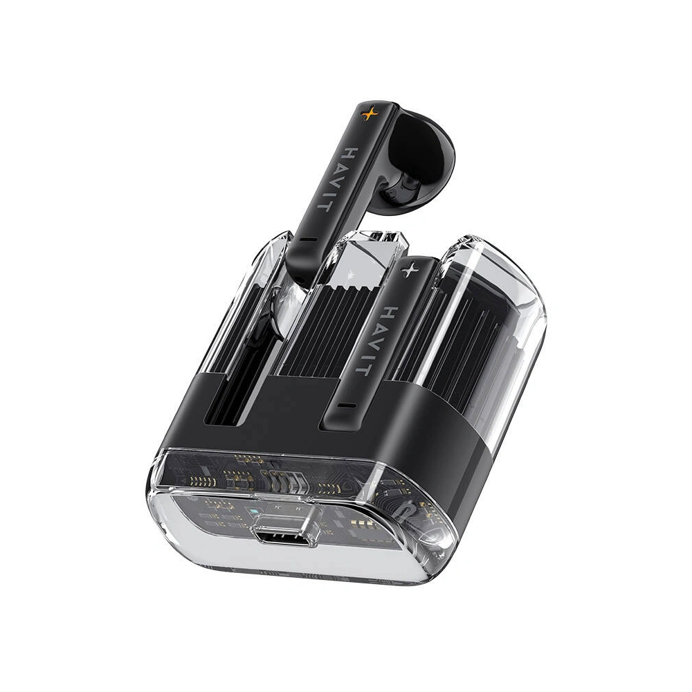 Hurtownia GSM - Bezdrátová sluchátka do uší HAVIT TW981 Bluetooth 5.3 černá - HVT293 - {ean13} - Hurt