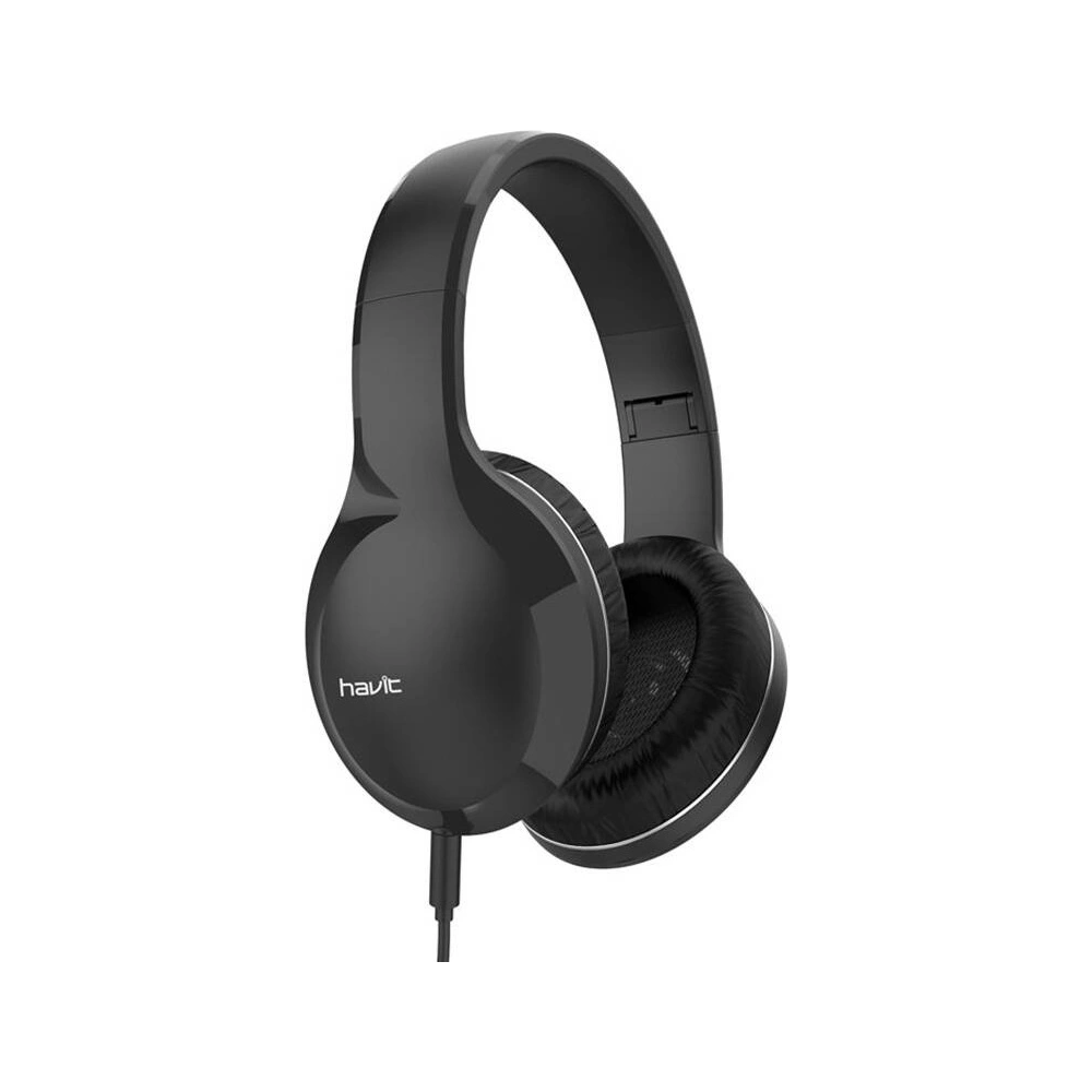 Hurtownia GSM - Kabelgebundene Over-Ear-Kopfhörer HAVIT H100D schwarz - HVT295 - {ean13} - Hurt
