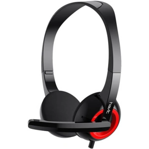 Kabelgebundene Over-Ear-Kopfhörer HAVIT H202D mit eingebautem Mikrofon in Schwarz