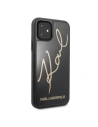 Hurtownia GSM - Karl Lagerfeld KLHCN61DLKSBK iPhone 11 czarny/black hard case Signature Glitter - KLD142BLK - {ean13} - Hurt