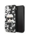 Karl Lagerfeld KLHCN61FLFBBK iPhone 11 czarny/black Flower Ikonik Karl