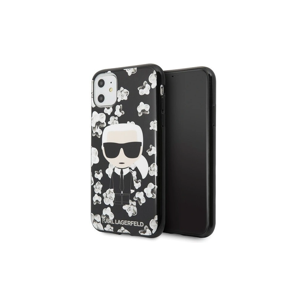 Hurtownia GSM - Karl Lagerfeld KLHCN61FLFBBK iPhone 11 czarny/black Flower Ikonik Karl - KLD143BLK - {ean13} - Hurt