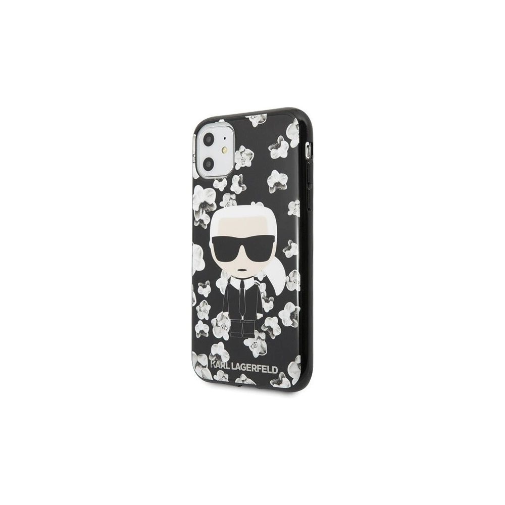 Hurtownia GSM - Karl Lagerfeld KLHCN61FLFBBK iPhone 11 czarny/black Flower Ikonik Karl - KLD143BLK - {ean13} - Hurt