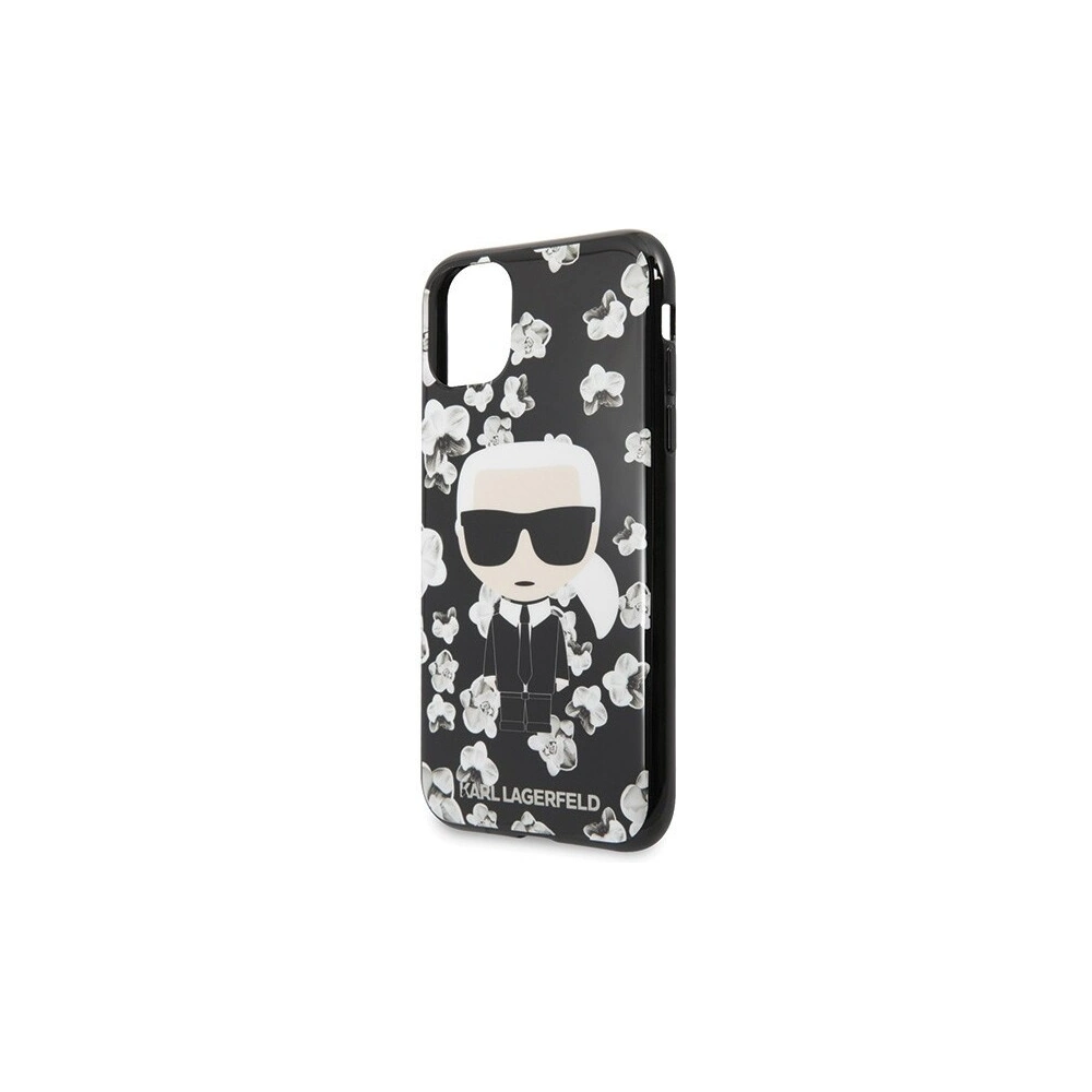 Hurtownia GSM - Karl Lagerfeld KLHCN61FLFBBK iPhone 11 czarny/black Flower Ikonik Karl - KLD143BLK - {ean13} - Hurt