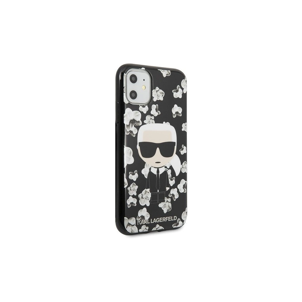 Hurtownia GSM - Karl Lagerfeld KLHCN61FLFBBK iPhone 11 czarny/black Flower Ikonik Karl - KLD143BLK - {ean13} - Hurt