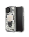 Karl Lagerfeld KLHCN61GLGIRKL iPhone 11 hardcase Ikonik Glitter Glow în întuneric
