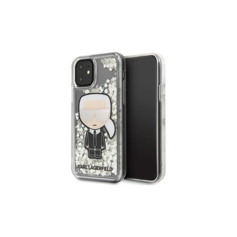Hurtownia GSM - Karl Lagerfeld KLHCN61GLGIRKL iPhone 11 hardcase Ikonik Glitter Glow în întuneric - KLD145 - {ean13} - Hurt