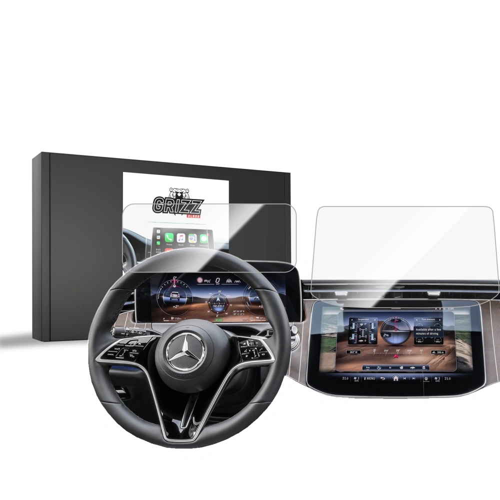 Hurtownia GSM - Keramische Folie GrizzGlass CarDisplay Schutz für Mercedes E-Klasse W214 Widescreen 2023-2024 [2w1] - GRZ9366 - {ean13} - Hurt