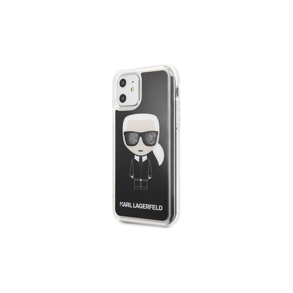 Hurtownia GSM - Karl Lagerfeld KLHCN61ICGBK iPhone 11 czarny/black Iconic Glitter - KLD146 - {ean13} - Hurt