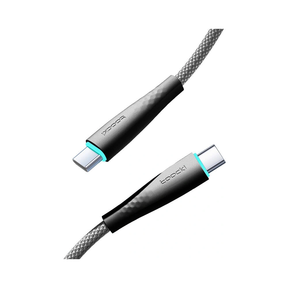 Hurtownia GSM - Kábel Toocki TXCTT1- BMH01-B USB-C / USB-C 1m PD FC 100W fekete - TCK125 - {ean13} - Hurt