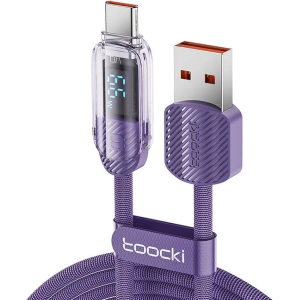 Hurtownia GSM - Kabel Toocki TXCTYX05-P USB-A / USB-C 1m FC 66W lila - TCK126 - {ean13} - Hurt