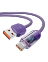Hurtownia GSM - Kabel Toocki TXCTYX05-P USB-A / USB-C 1m FC 66W fialový - TCK126 - {ean13} - Hurt