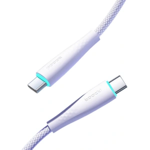 Hurtownia GSM - Kabel Toocki TXCTT1- BMH01-P USB-C / USB-C 1m PD FC 100W lila - TCK128 - {ean13} - Hurt