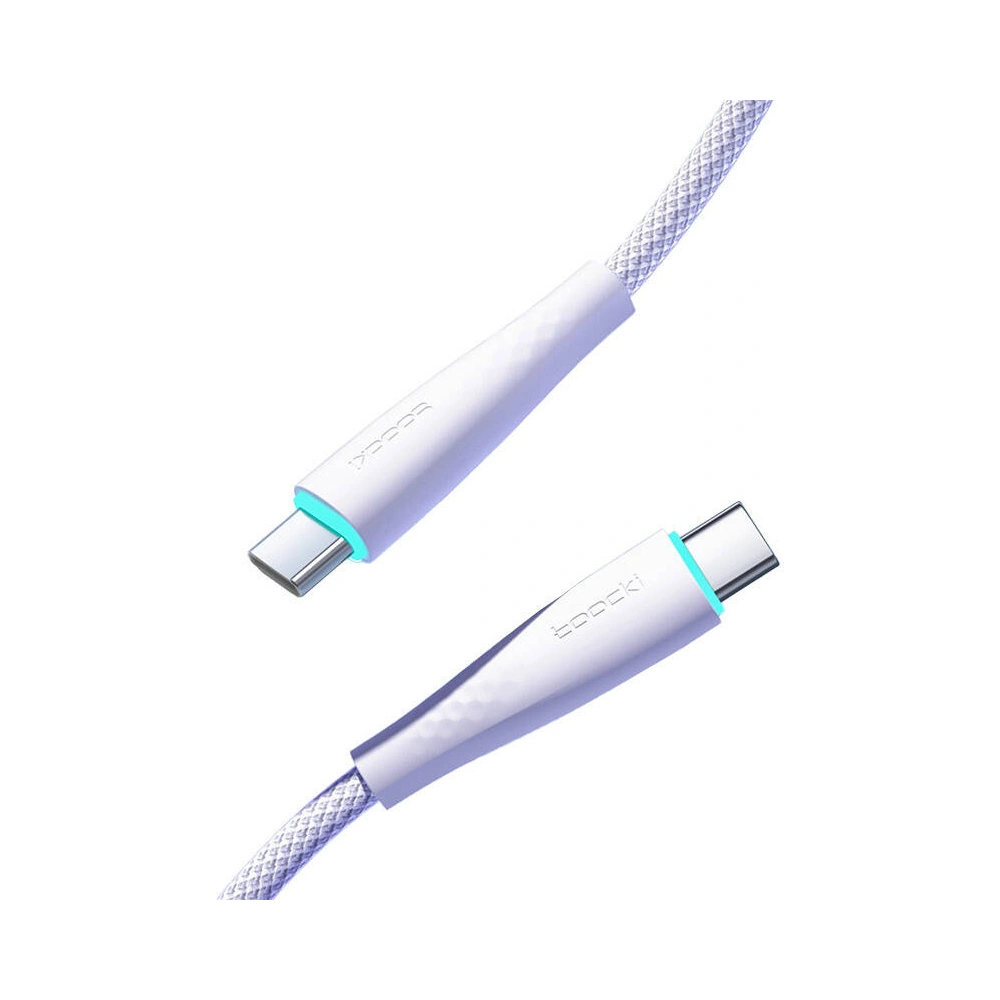 Hurtownia GSM - Kabel Toocki TXCTT1- BMH01-P USB-C / USB-C 1m PD FC 100W lila - TCK128 - {ean13} - Hurt