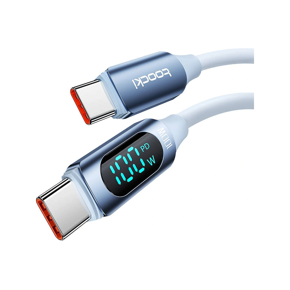 Hurtownia GSM - Kabel Toocki TXCTT1- XX04-B2 USB-C / USB-C 2m FC 100W blau - TCK129 - {ean13} - Hurt