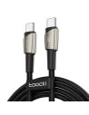Kabel Toocki TXCTT14- LG01-W2 USB-C / USB-C 2m 140W perlový nikl