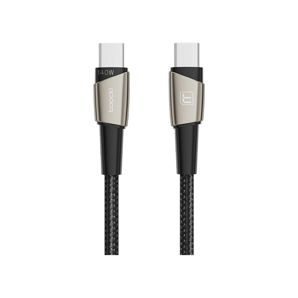 Hurtownia GSM - Kabel Toocki TXCTT14- LG01-W2 USB-C / USB-C 2m 140W perlový nikl - TCK132 - {ean13} - Hurt