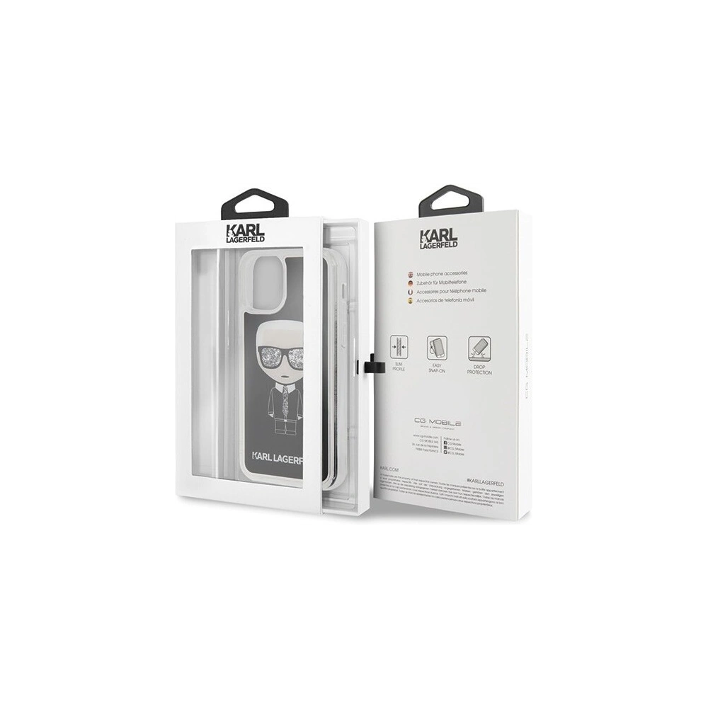 Hurtownia GSM - Karl Lagerfeld KLHCN61ICGBK iPhone 11 negru/black Iconic Glitter - KLD146 - {ean13} - Hurt