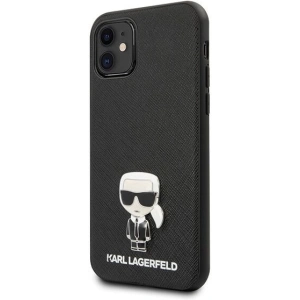 Hurtownia GSM - Karl Lagerfeld KLHCN61IKFBMBK carcasă dură iPhone 11 neagră/saffiano Ikonik - KLD147BLK - {ean13} - Hurt