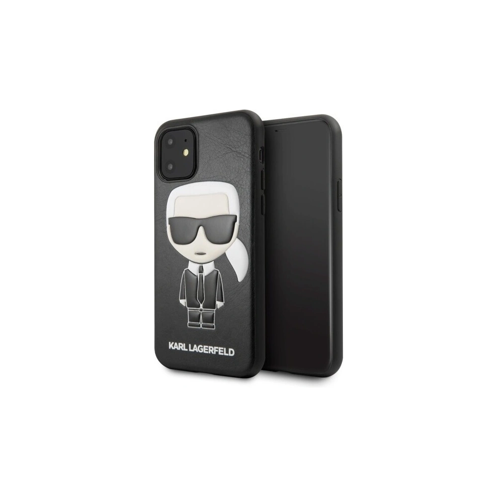Wholesale Karl Lagerfeld KLHCN61IKPUBK iPhone 11 hardcase black Iconic Karl Embossed - KLD148BLK - {ean13} - Hurt