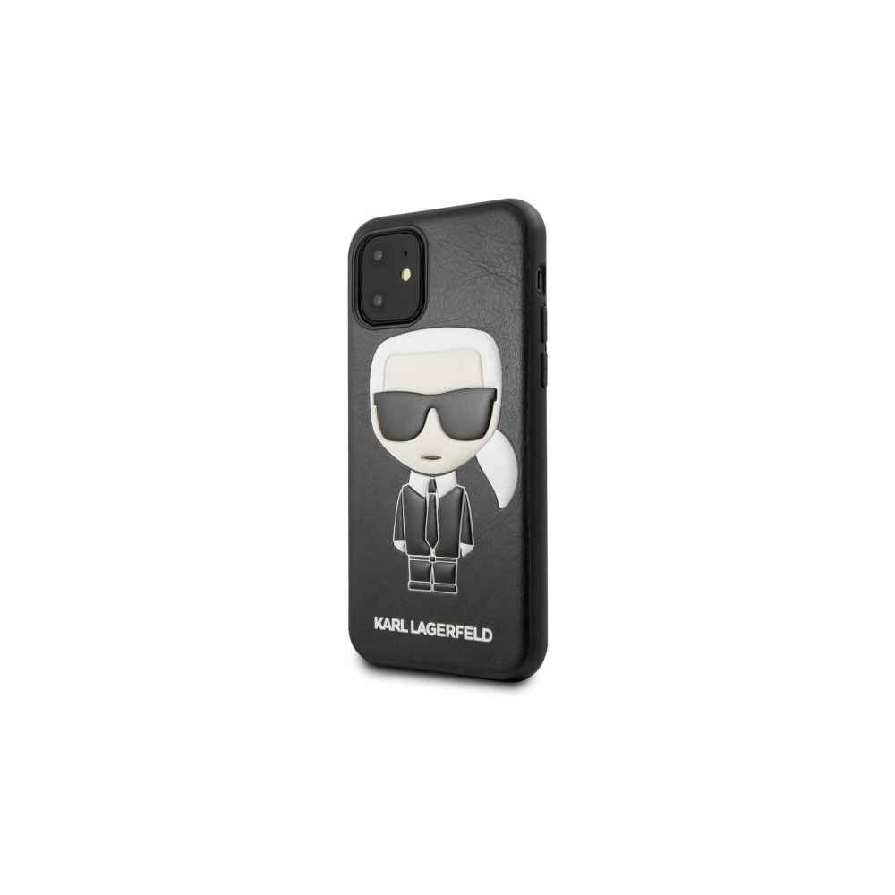 Wholesale Karl Lagerfeld KLHCN61IKPUBK iPhone 11 hardcase black Iconic Karl Embossed - KLD148BLK - {ean13} - Hurt