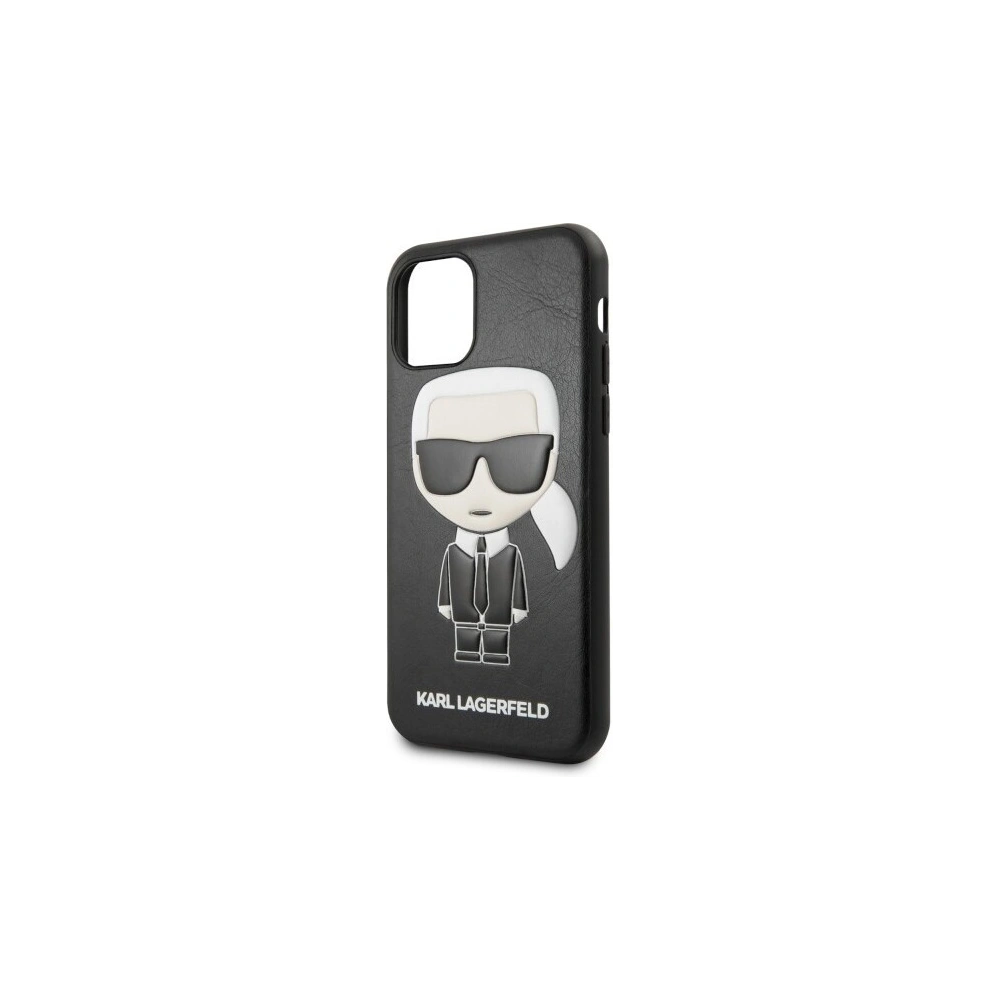 Hurtownia GSM - Karl Lagerfeld KLHCN61IKPUBK husă iPhone 11 din plastic tare neagră/black Iconic Karl Embossed - KLD148BLK - {ean13} - Hurt