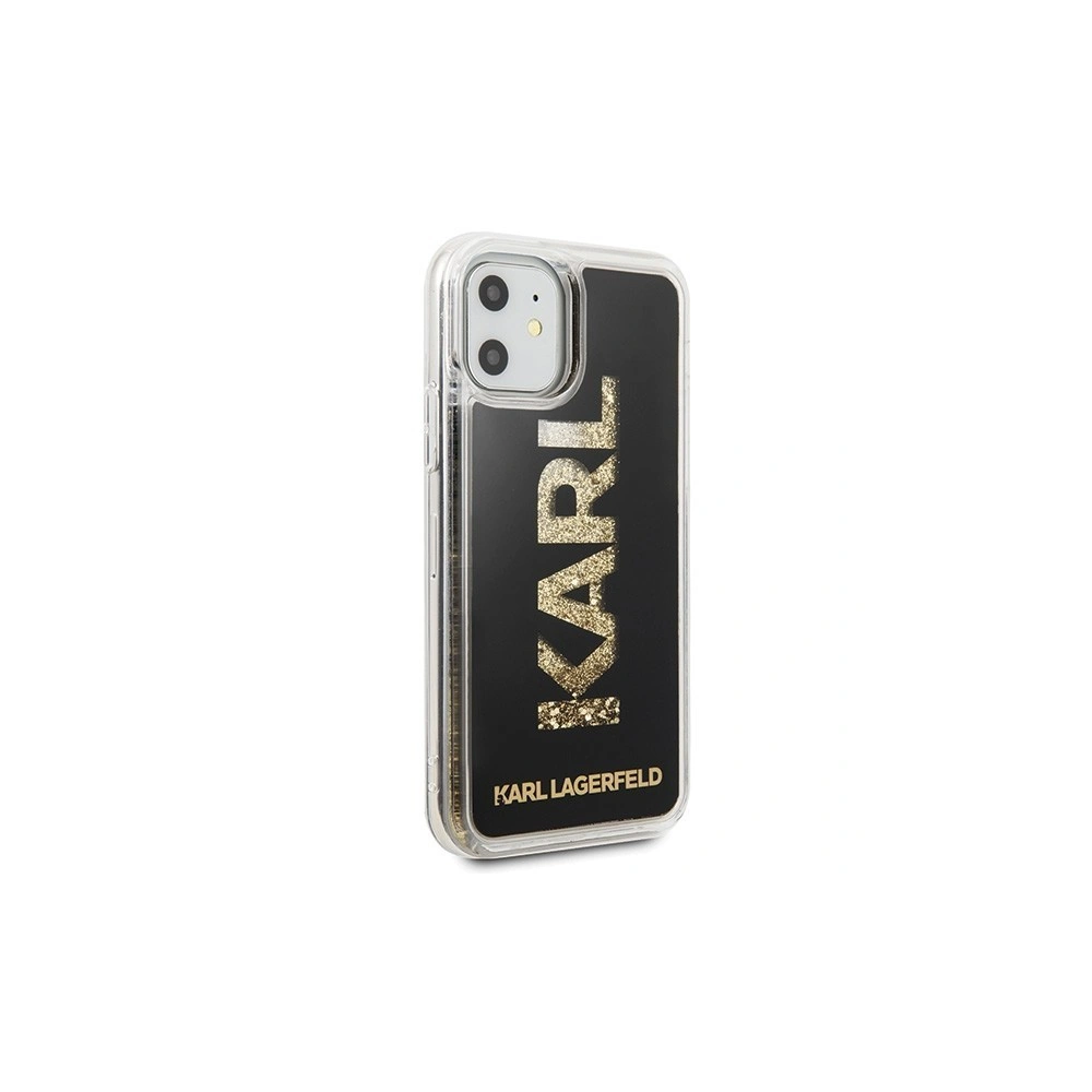 Hurtownia GSM - Karl Lagerfeld KLHCN61KAGBK iPhone 11 czarny/black Karl logo Glitter - KLD149BLK - {ean13} - Hurt