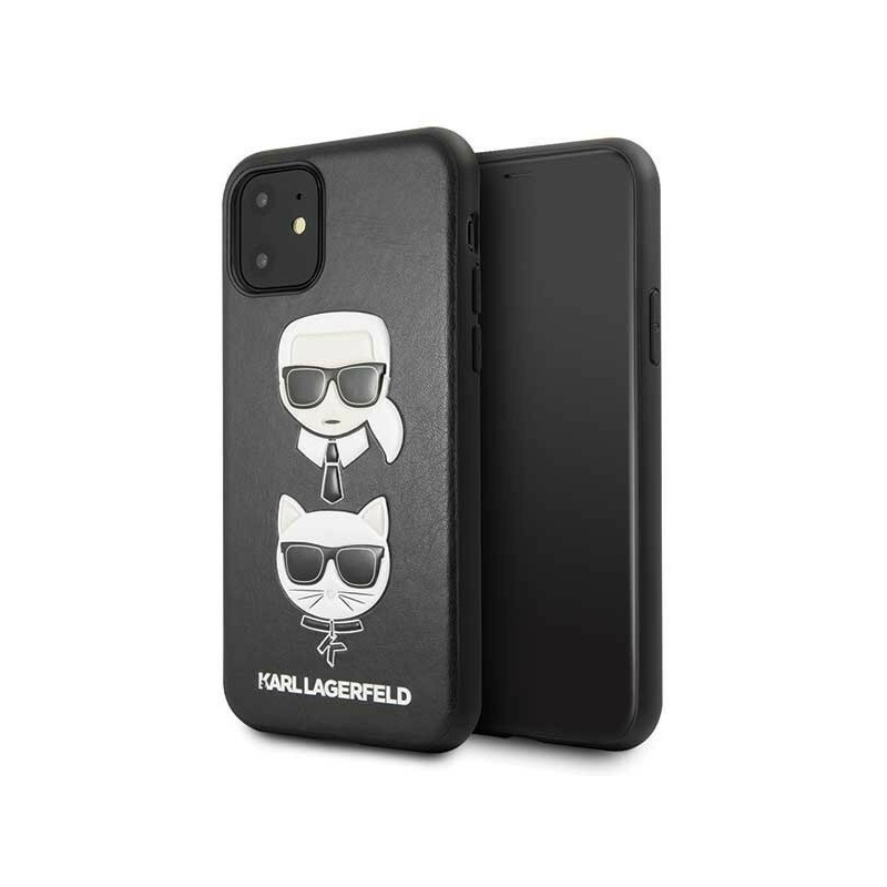 Hurtownia Karl Lagerfeld - 3700740463260 - KLD150BLK - Karl Lagerfeld KLHCN61KICKC iPhone 11 hardcase czarny/black Karl & Choupette - B2B homescreen
