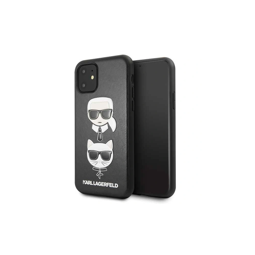 Wholesale Karl Lagerfeld KLHCN61KICKC iPhone 11 hardcase black Karl & Choupette - KLD150BLK - {ean13} - Hurt