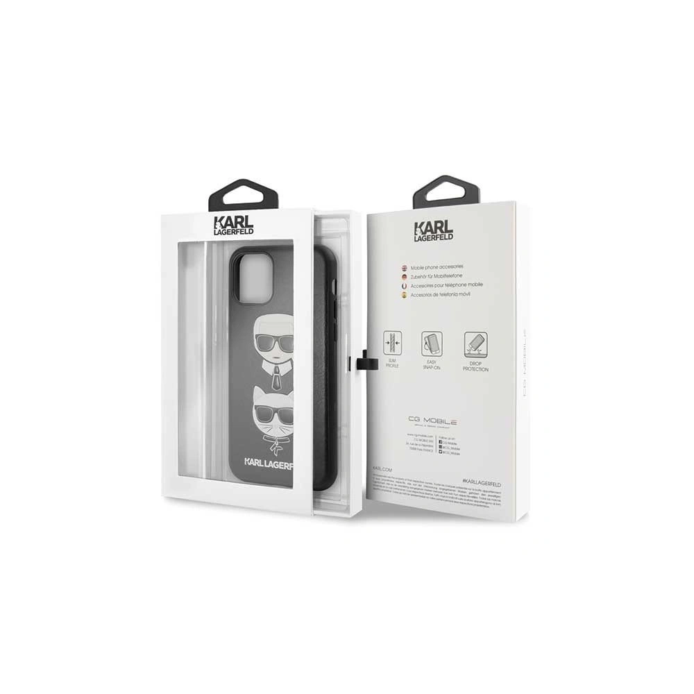 Hurtownia GSM - Karl Lagerfeld KLHCN61KICKC iPhone 11 hardcase negru/black Karl & Choupette - KLD150BLK - {ean13} - Hurt